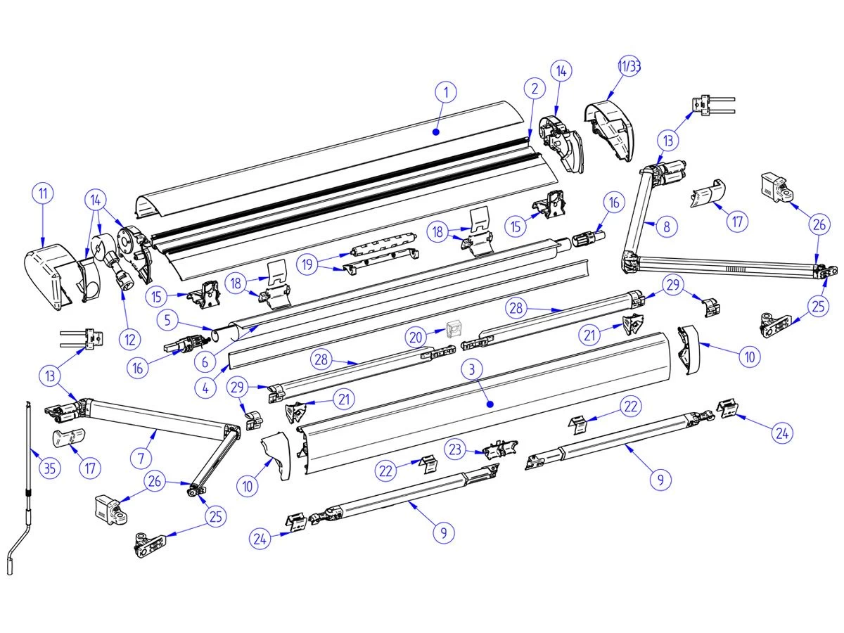 Thule Omnistor set eindkappen voorlijst 6300 Thule Omnistor Set Eindkappen Voorlijst 6300 -Wildernis Kampeer Winkel 381628 381628 images other thule omnistor 6300 spare parts 3 ecommerce