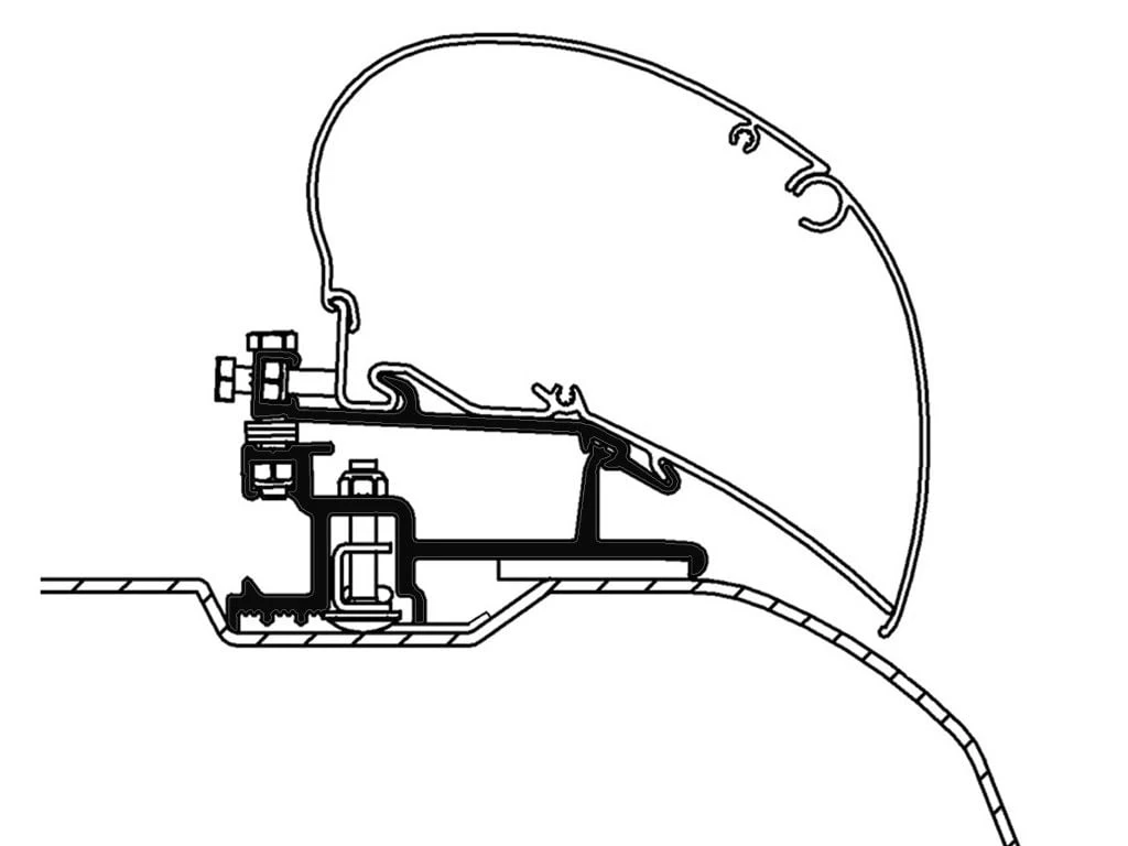 Thule Transformation kit SmartClamp Ducato Thule Transformation Kit SmartClamp Ducato -Wildernis Kampeer Winkel 459022 459022 images other thule adapter ducato voor 2017 2 ecommerce