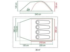 Coleman Kobuk Valley 4 Plus BlackOut Koepeltent -Wildernis Kampeer Winkel 508075 508075 images other coleman kobuk valley 4 plus afmetingen ecommerce