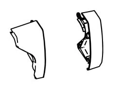 Thule Omnistor Set Eindkappen Voorlijst 6300