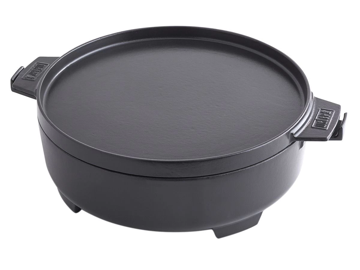 Weber GBS 2 in 1 Dutch Oven braadpan Weber GBS 2 In 1 Dutch Oven Braadpan -Wildernis Kampeer Winkel 576223 576223 images main weber gbs 2 in 1 dutch oven braadpan ecommerce