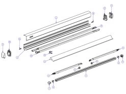 Thule Omnistor Set Eindkappen Rolbuis 3200