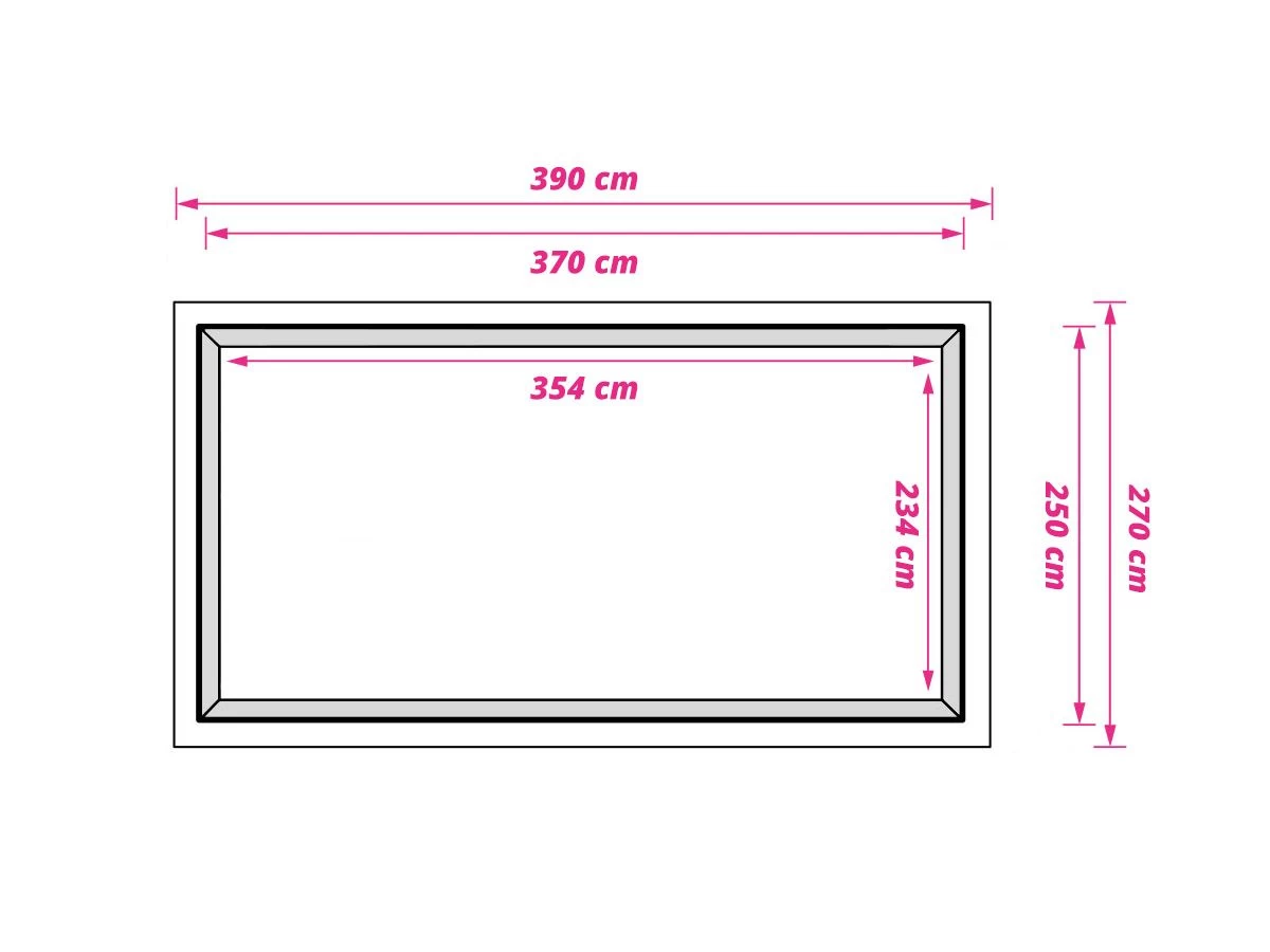Obelink Air grondzeil 270 x 390 cm Obelink Air Grondzeil 270 X 390 Cm -Wildernis Kampeer Winkel