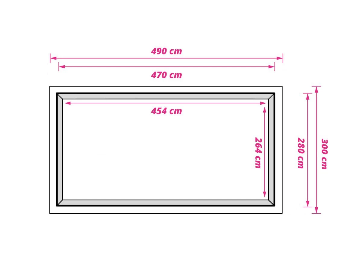 Obelink Air grondzeil 300 x 490 cm Obelink Air Grondzeil 300 X 490 Cm -Wildernis Kampeer Winkel