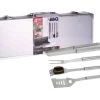Merkloos BBQ 4-delige Gereedschapset In Koffer -Wildernis Kampeer Winkel bbq 4 delige gereedschapset in koffer ecommerce 79f2