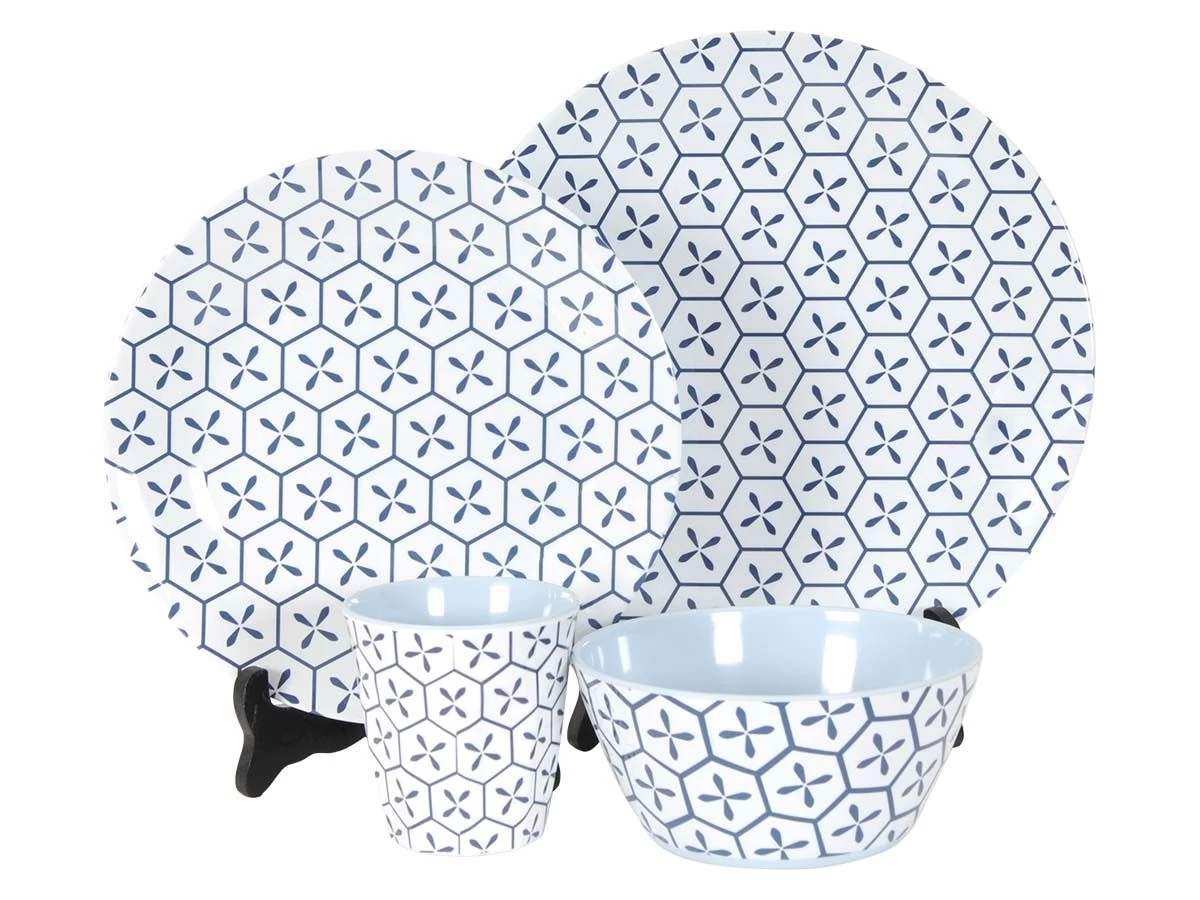 Bo-Camp mix & match blauw 16-delig serviesset Bo-Camp Mix & Match Blauw 16-delig Serviesset -Wildernis Kampeer Winkel bo camp mix match 16 delig serviesset 4 ecommerce