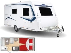Caravelair Alba Style 472 Caravan