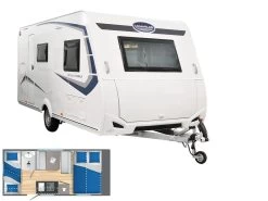 Caravelair Alba Style 466 Family Caravan