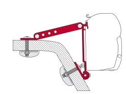 Fiamma F45 Adapter Wall