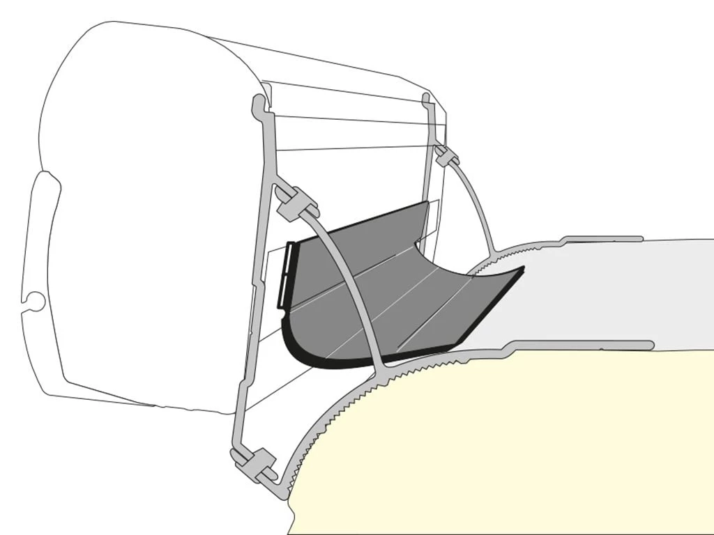 Fiamma Rain Guard Van afdichtrubber Fiamma Rain Guard Van Afdichtrubber -Wildernis Kampeer Winkel fiamma kit rain guard van ecommerce cff1