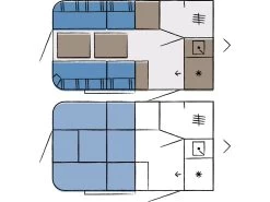 Hobby Beachy 360 Caravan 4 Hobby Beachy 360 Caravan -Wildernis Kampeer Winkel hobby beachy 360 2022 3 plattegrond ecommerce f404
