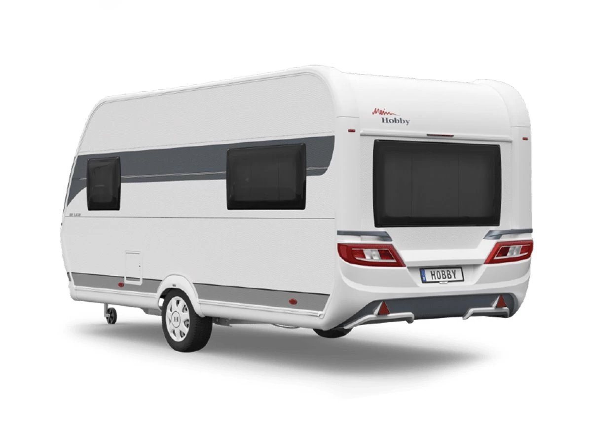Hobby De Luxe 455 UF caravan Hobby De Luxe 455 UF Caravan -Wildernis Kampeer Winkel