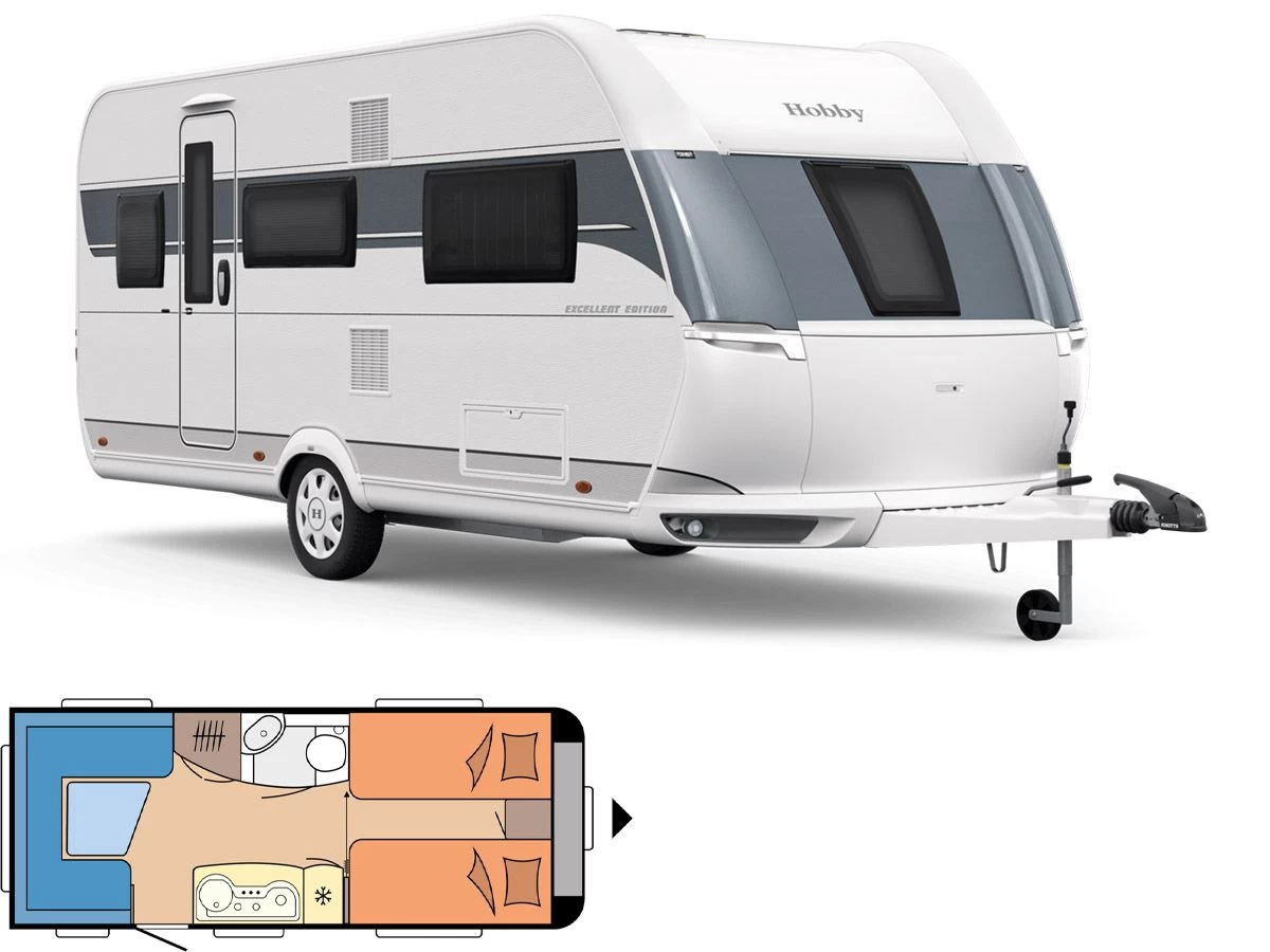 Hobby Excellent Edition 495 UL Caravan Hobby Excellent Edition 495 UL Caravan -Wildernis Kampeer Winkel