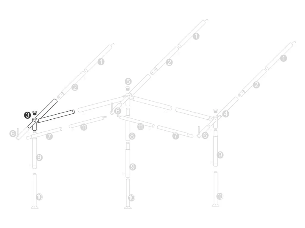 Obelink voortentframe 28 mm linker hoekstuk Obelink Voortentframe 28 Mm Linker Hoekstuk -Wildernis Kampeer Winkel hoekstuk voortentframe 25mm nummer 3 3 2 ecommerce 6740