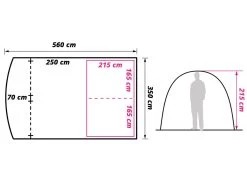 Obelink Living Tunneltent -Wildernis Kampeer Winkel obelink living floor plan ecommerce 077c 1