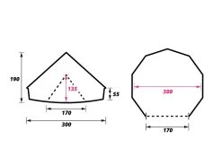 Obelink Sahara 300 Deluxe Bell Tent -Wildernis Kampeer Winkel sahara 300 plattegrond ecommerce 50b5 1