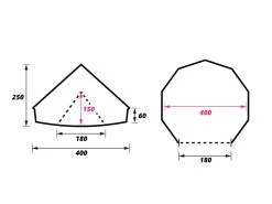 Obelink Sahara 400 Bell Tent 13 Obelink Sahara 400 Bell Tent -Wildernis Kampeer Winkel sahara 400 plattegrond ecommerce 0787 5