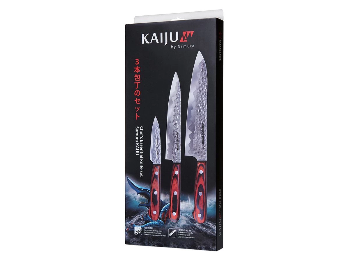 Samura Kaiju Chef's Ess 3-delige messenset Samura Kaiju Chef's Ess 3-delige Messenset -Wildernis Kampeer Winkel samura kaiju chefs ess 3 delige messenset 2 ecommerce 4cf8