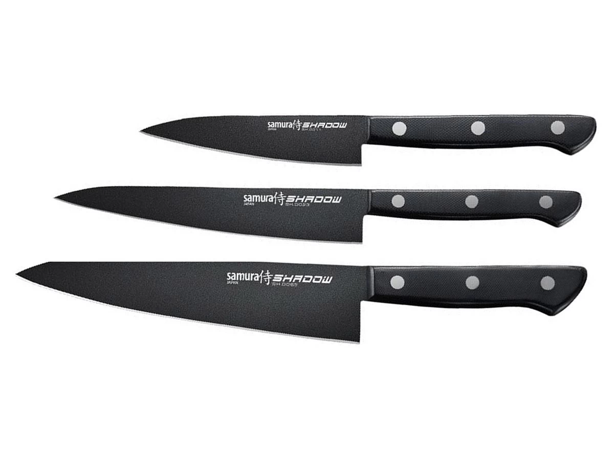 Samura Shadow 3-delige messenset Samura Shadow 3-delige Messenset -Wildernis Kampeer Winkel samura shadow 3 delige messenset ecommerce 2491