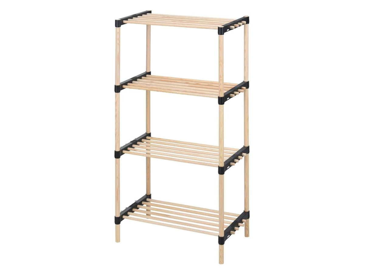 Storage Solutions houten opbergkast Merkloos Storage Solutions Houten Opbergkast -Wildernis Kampeer Winkel storage shelves opbergkast ecommerce 6a30