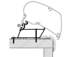 Thule Carthago Malibu / Fendt ≥ 2023 450 Cm Roof Adapter