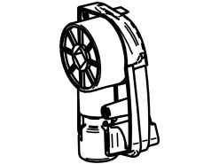 Thule Omnistor Binnenkap & Opdraaimechanisme Links 4900