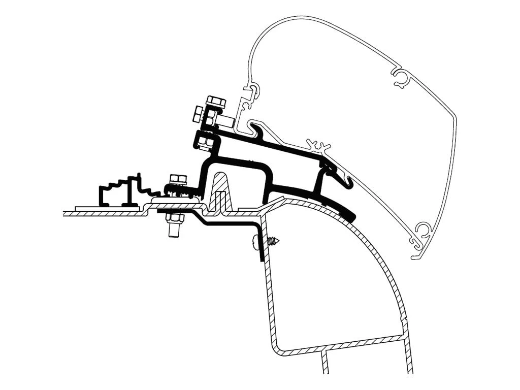 Thule adapter Master Movano 1998-2010 Thule Adapter Master Movano 1998-2010 -Wildernis Kampeer Winkel thule renault master opel movano 19982010 ecommerce e304