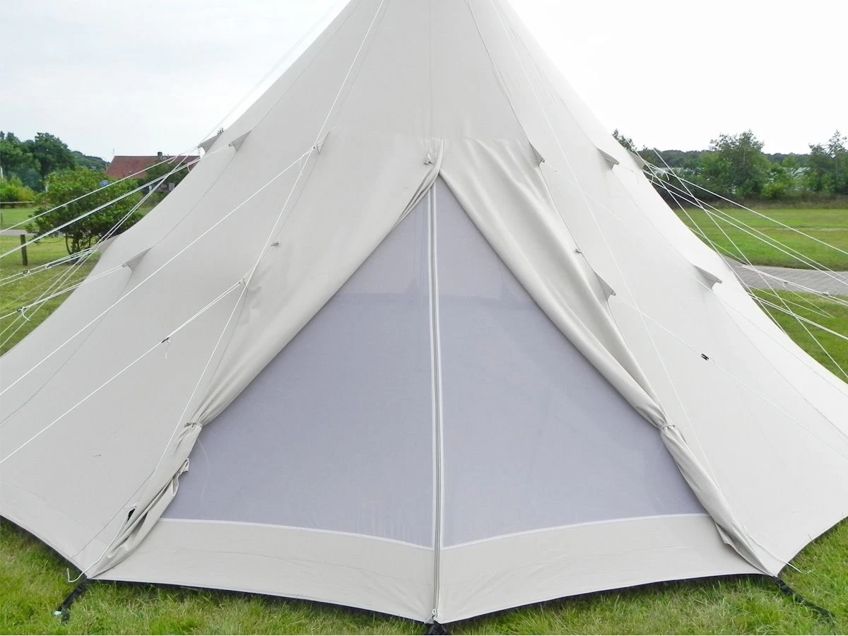 Hypercamp Tipi 500 Ultimate groepstent Hypercamp Tipi 500 Ultimate Groepstent -Wildernis Kampeer Winkel tipi6ultimate ingang2 4 ecommerce 9129